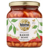 Biona Baked Beans In Tomato Sauce - Glass Jar 350g