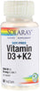 Solaray Vitamin D-3 & K-2 Vegecaps 60s
