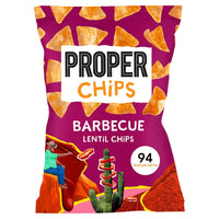 Properchips Barbecue Lentil Chips 85g x 8