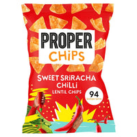 Properchips Sweet Sriracha Chilli Lentil Chips 85g x 8