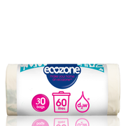 Ecozone Biodegradable 60Ltr Bin Liners 30s