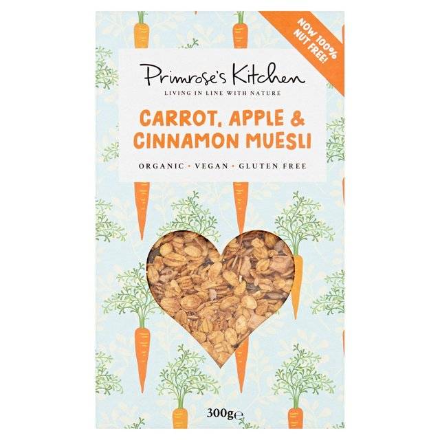 Primroses Carrot Apple & Cinnamon Muesli 300g