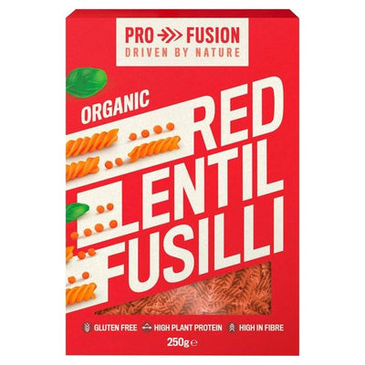 Profusion Gluten Free Organic Red Lentil Fusilli 250g