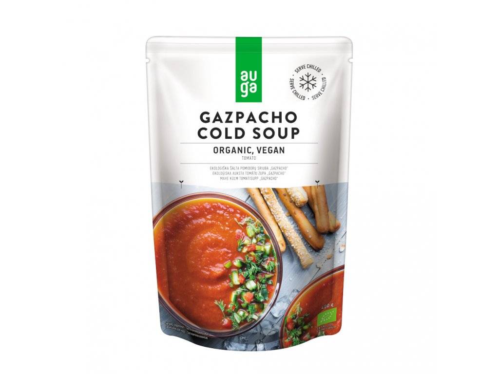 Auga Organic Gazpacho - Cold Tomato Soup 400g