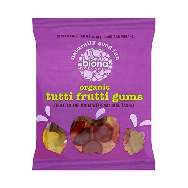 Biona - Tutti Frutti Gums 75g x 10