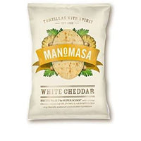 Manomasa White Cheddar & Jalapeno Tortilla Chips 160g x 12