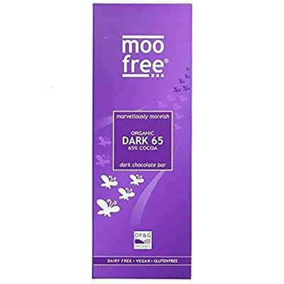 Moo Free Premium Bar - Organic 65% Dark 80g x 12