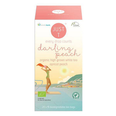 Just T Darling Peach - White Apricot 20 Bags x 6