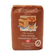 Marriages - 100% Canadian Wholemeal Flour - Very Strong 1.5kg x 5