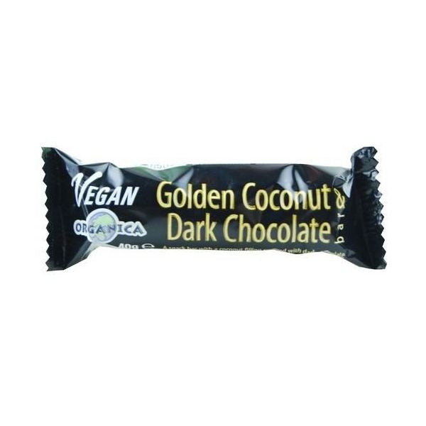 Organica - Dark Chocolate - With Golden Coconut 40g x 24