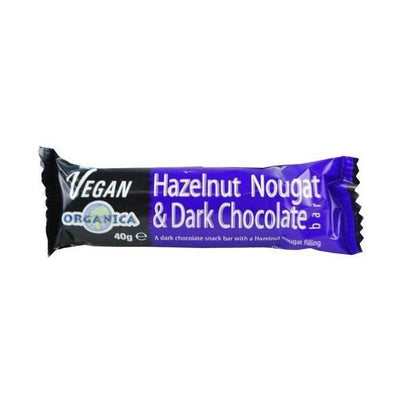 Organica - Dark Chocolate - With Hazelnut Nougat 40g x 24