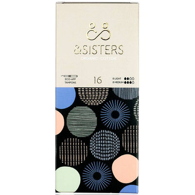 &Sisters & Sisters Mixed Eco Applicator Tampons 16s x 6