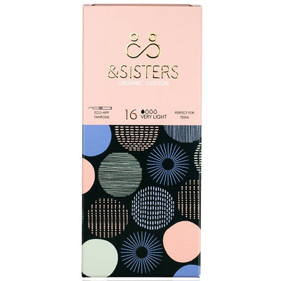 &Sisters & Sisters Very Light Eco Applicator Tampons 16s x 6
