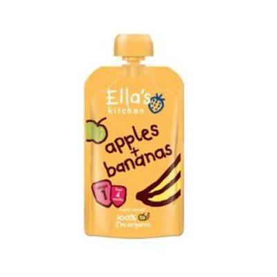 Ellas Kitchen  Apple & Banana - Stage 1 - Ellas Kitchen  Apple & Banana - Stage 1 120g x 7