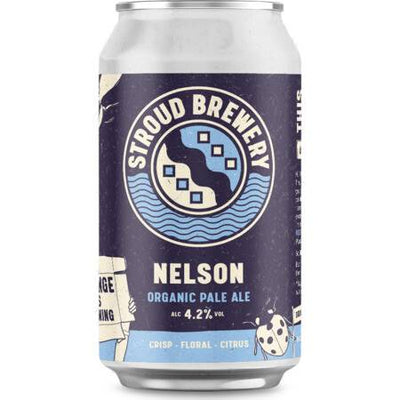 Stroud Brewery Nelson Organic Pale Ale Can 440ml x 12