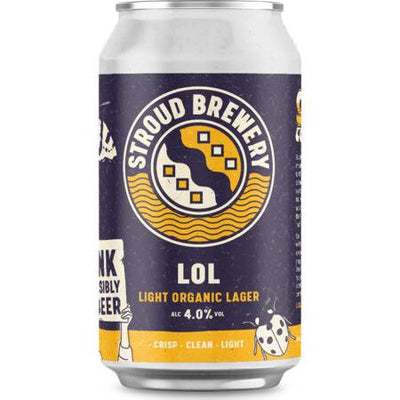 Stroud Brewery Light Organic Lager Can 440ml x 12