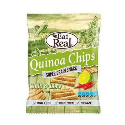 Eat Real - Quinoa Chilli & Lime Chips 30g x 12