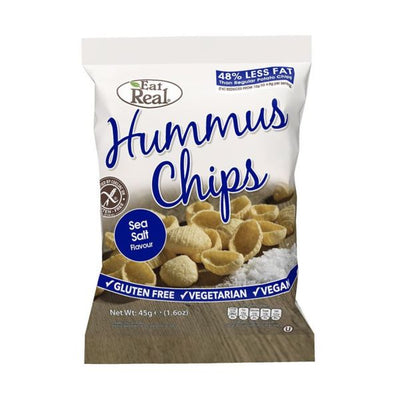 Eat Real - Hummus Sea Salt Chips 45g x 12