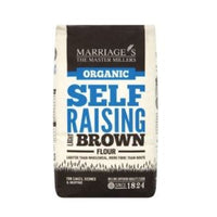 Marriages - Organic Light Brown Self Raising Flour 1kg x 6