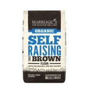 Marriages - Organic Light Brown Self Raising Flour 1kg x 6