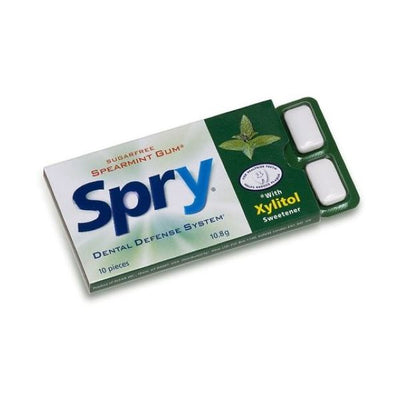 Spry - Spearmint Gum With Xylitol 10 pcs x 20