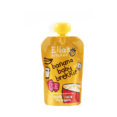 Ellas Kitchen - Banana Baby Brekkie - Stage 1 100g x 6