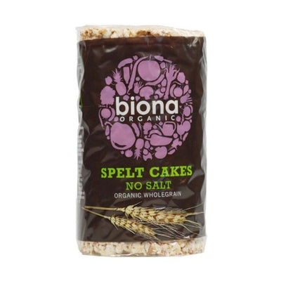Biona - Spelt Rice Cakes - No Added Salt 100g x 12