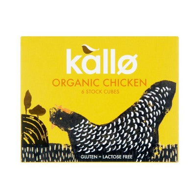 Kallo - Chicken Stock Cubes - Organic 66g x 15