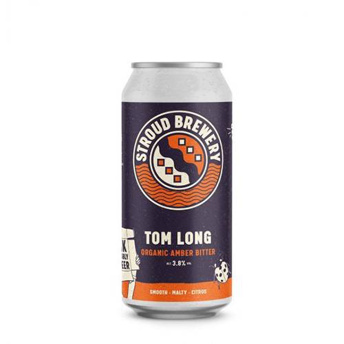 Stroud Brewery Tom Long Organic Amber Bitter Can 440ml x 12
