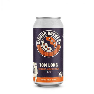 Stroud Brewery Tom Long Organic Amber Bitter Can 440ml x 12