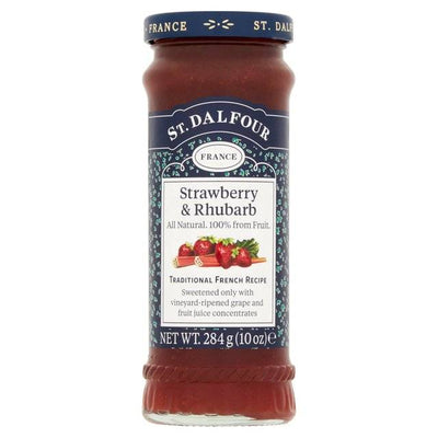 St Dalfour Strawberry & Rhubarb Preserve 284g