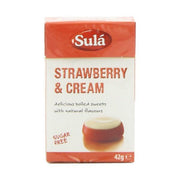 Sula - Strawberry & Cream Sweets - Sugar Free 42g x 14