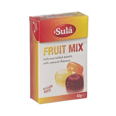 Sula - Fruit Mix Sweets - Sugar Free 42g x 14