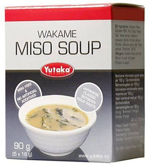 Yutaka Wakame Miso Soup 5 Pack 90g