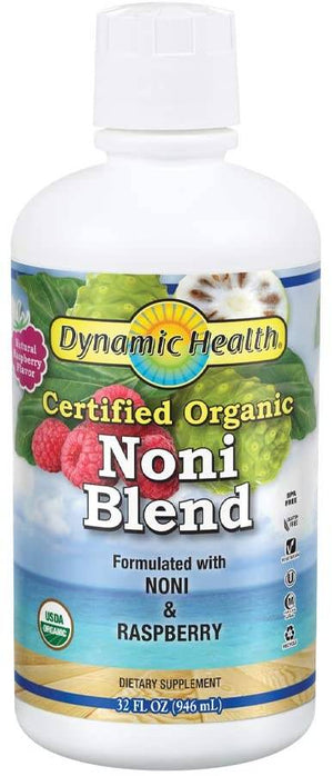 Dynamic Health Organic Noni Juice Tahitan Raspberry 946ml