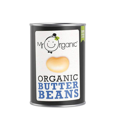 Mr Organic Giant White Beans (Butter Beans) 400g x 12
