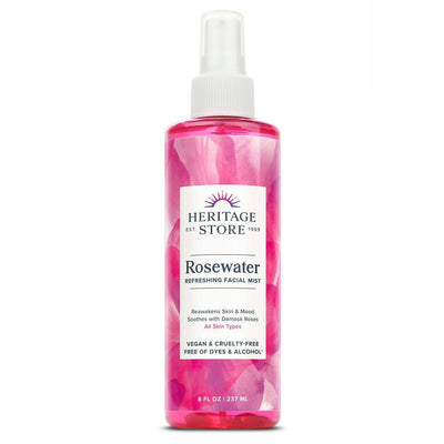 Heritage Store Rosewater With Atomizer 236ml