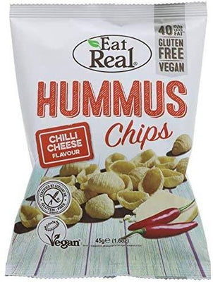 Eat Real Hummus Chips - Chilli Cheese 45g x 12