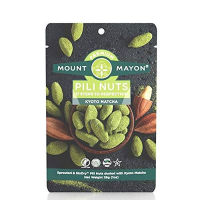 Mount Mayon Premium Pili Nuts - Kyoto Matcha 28g x 12