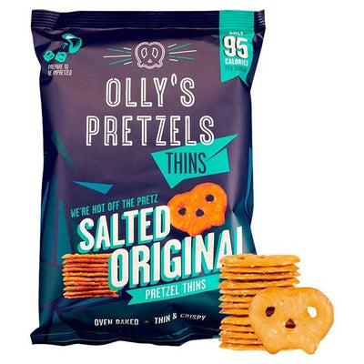 Ollys Pretzels Pretzel Thins - Original Salted 140g x 7