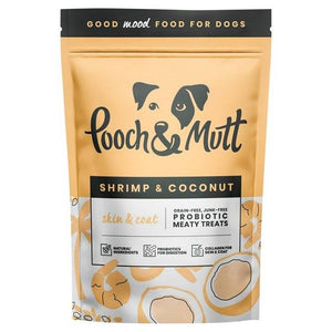 Pooch & Mutt Shrimp Coconut Probio Skin Coat Treats 120g