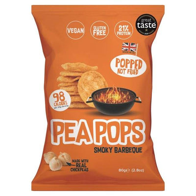 Pea Pops - Smoky Bbq 80g x 12