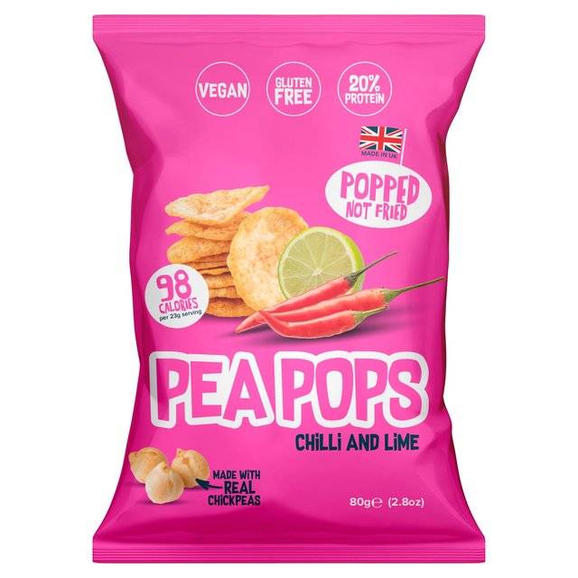 Pea Pops - Chilli & Lime 80g x 12