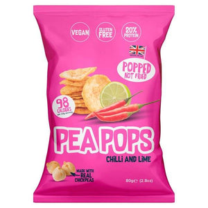 Pea Pops - Chilli & Lime 80g x 12