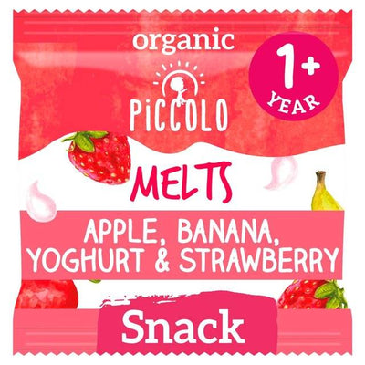 Piccolo Mighty Melts Apple Banana Yoghurt & Strawberry 6g x 12