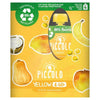 Piccolo Organic Yellow & Go - Fully Recyclable (90gx4) x 6