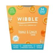 Wibble Orange & Ginger Jelly Made From Pressed Juices 150g x 6