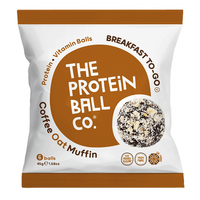 Protein Ball co Coffee Oat Muffin + Vitamin Balls 45g x 10