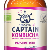 Gutsy Captain Kombucha Zero - Passionfruit 400ml