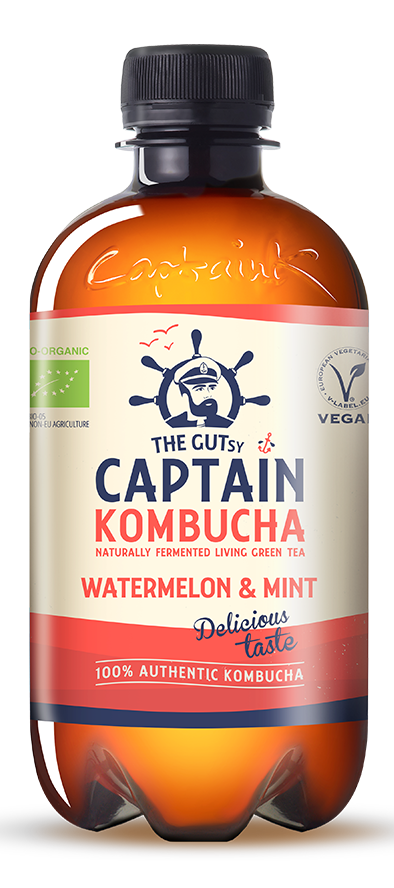 Gutsy Captain Kombucha Zero - Watermelon Mint 400ml